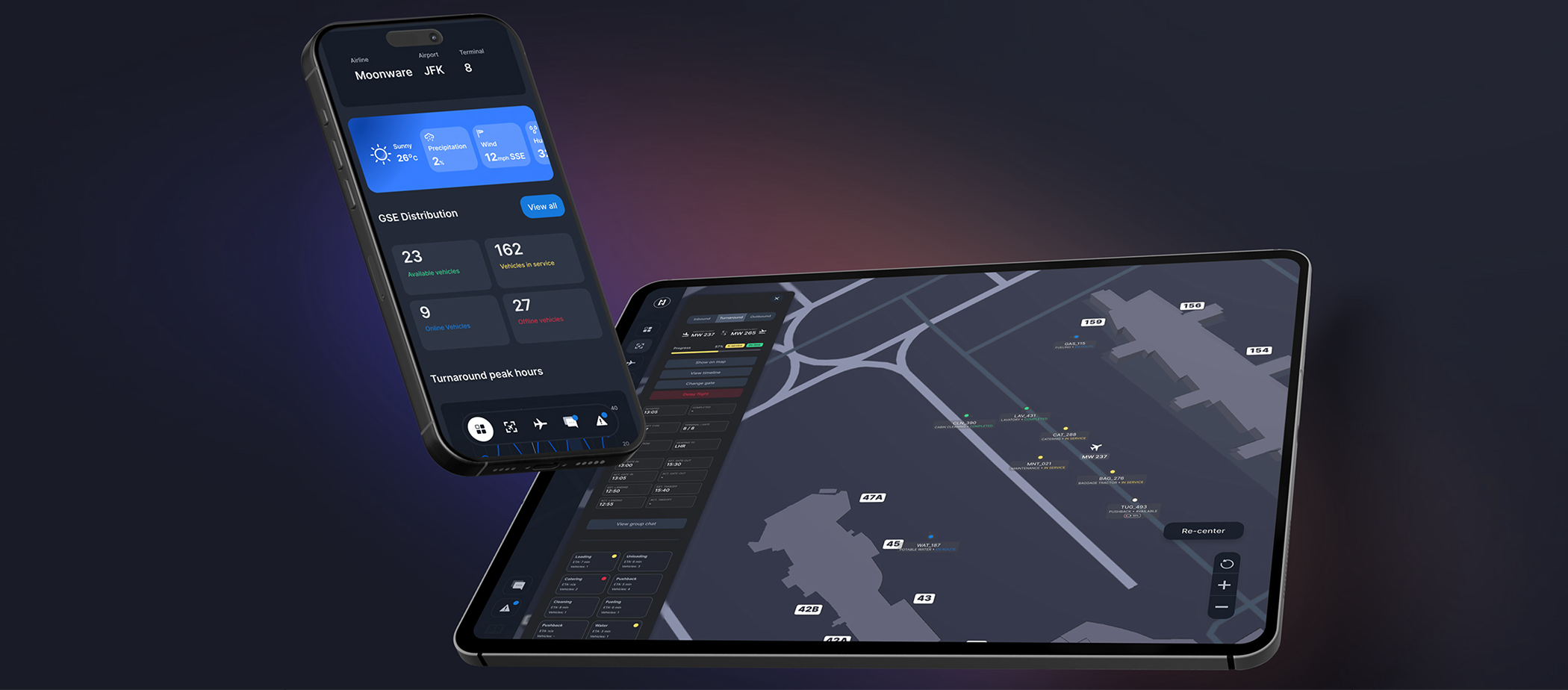 Moonware HALO Ground Traffic Control platform